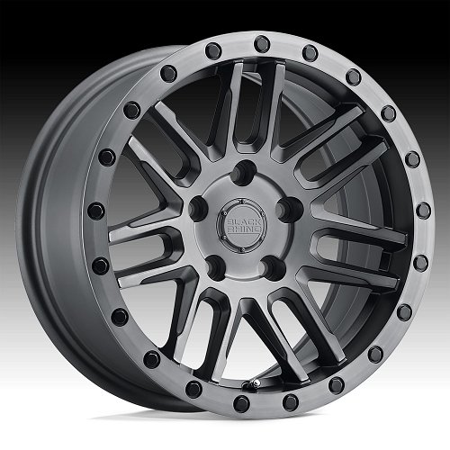 Black Rhino Arches Brushed Gunmetal Custom Truck Wheels 1